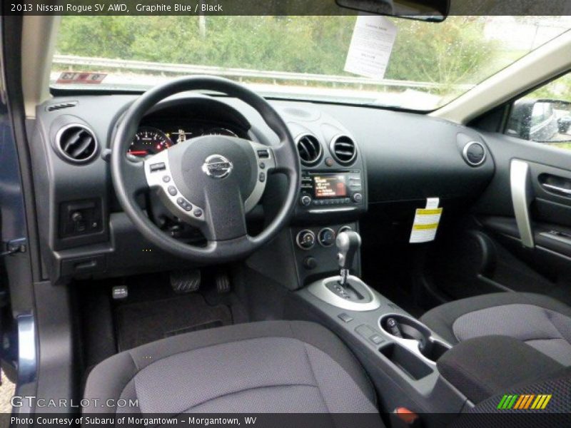 Graphite Blue / Black 2013 Nissan Rogue SV AWD