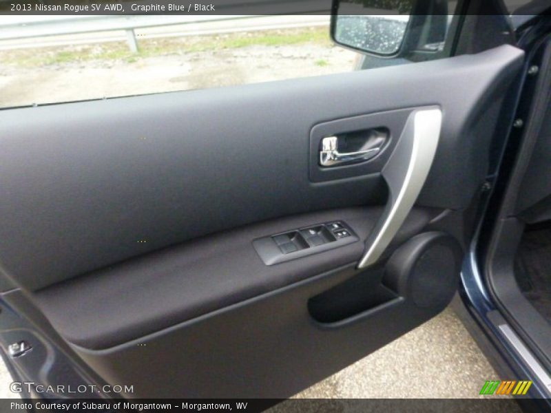 Graphite Blue / Black 2013 Nissan Rogue SV AWD