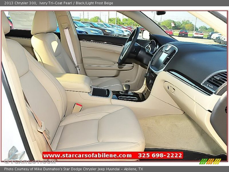 Ivory Tri-Coat Pearl / Black/Light Frost Beige 2013 Chrysler 300