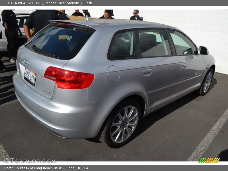 Monza Silver Metallic / Black 2010 Audi A3 2.0 TFSI