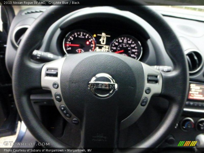 Graphite Blue / Black 2013 Nissan Rogue SV AWD