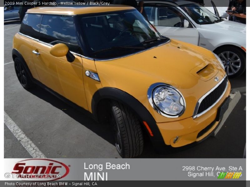 Mellow Yellow / Black/Grey 2009 Mini Cooper S Hardtop