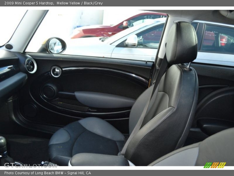 Mellow Yellow / Black/Grey 2009 Mini Cooper S Hardtop