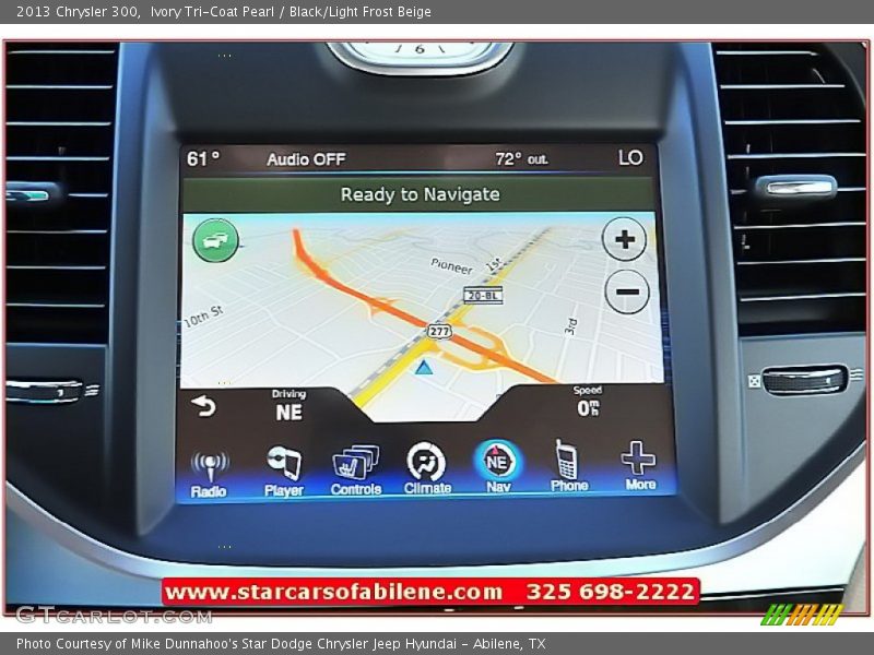 Ivory Tri-Coat Pearl / Black/Light Frost Beige 2013 Chrysler 300