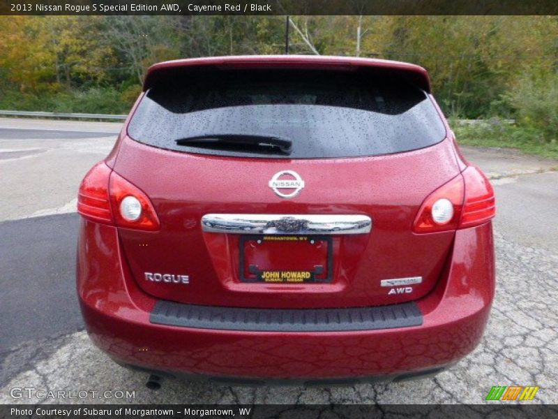 Cayenne Red / Black 2013 Nissan Rogue S Special Edition AWD