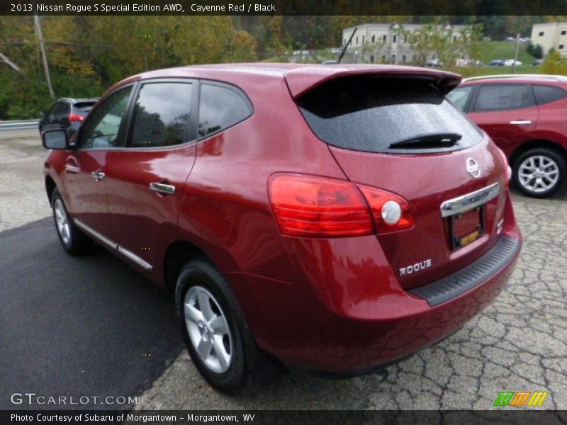 Cayenne Red / Black 2013 Nissan Rogue S Special Edition AWD
