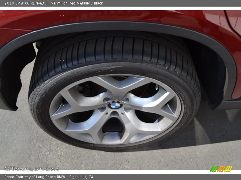 Vermilion Red Metallic / Black 2010 BMW X6 xDrive35i