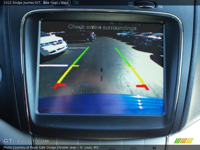 Blue Pearl / Black 2012 Dodge Journey SXT