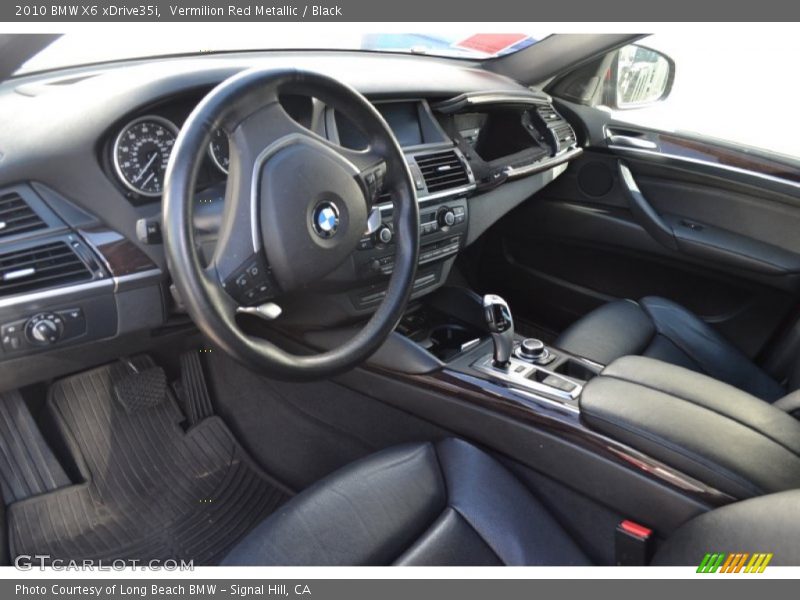 Vermilion Red Metallic / Black 2010 BMW X6 xDrive35i