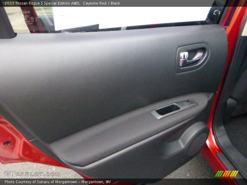 Cayenne Red / Black 2013 Nissan Rogue S Special Edition AWD