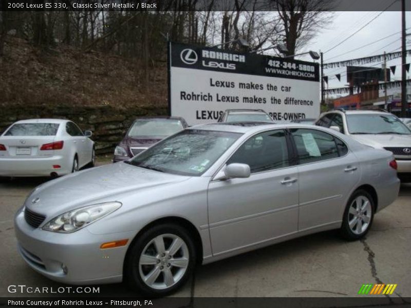 Classic Silver Metallic / Black 2006 Lexus ES 330