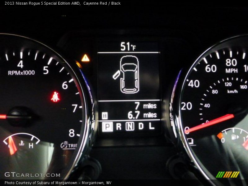 Cayenne Red / Black 2013 Nissan Rogue S Special Edition AWD