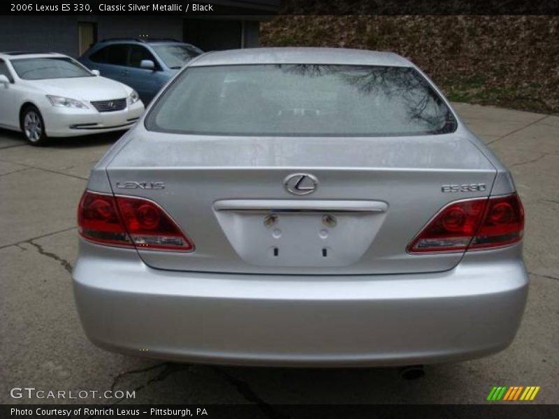 Classic Silver Metallic / Black 2006 Lexus ES 330