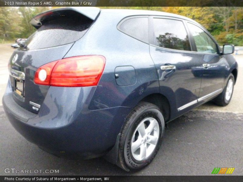 Graphite Blue / Gray 2013 Nissan Rogue S AWD