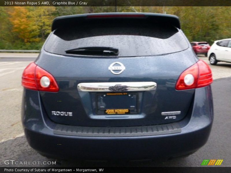 Graphite Blue / Gray 2013 Nissan Rogue S AWD