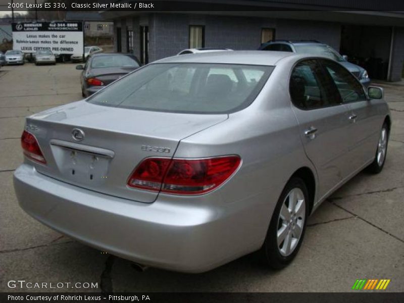 Classic Silver Metallic / Black 2006 Lexus ES 330