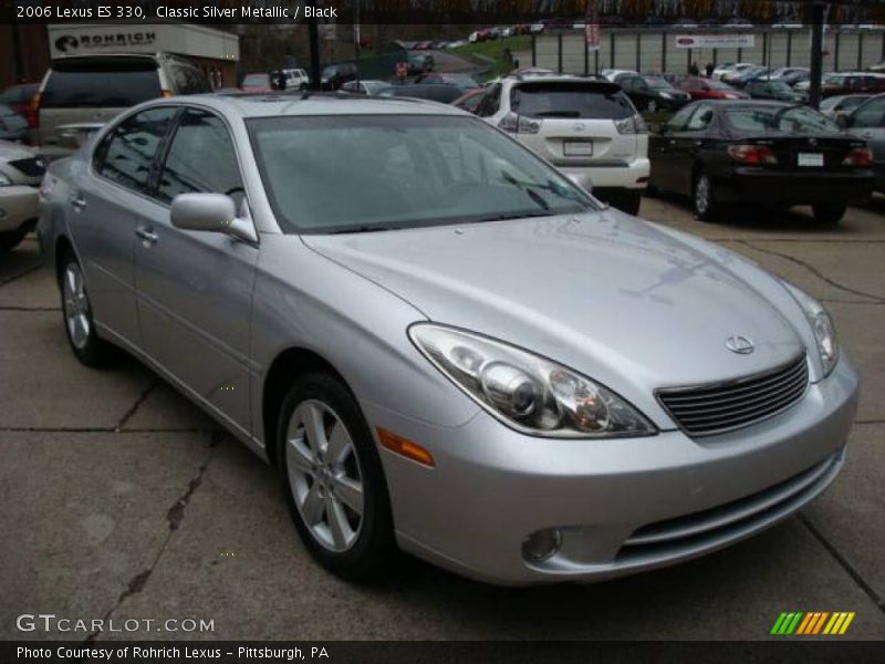Classic Silver Metallic / Black 2006 Lexus ES 330