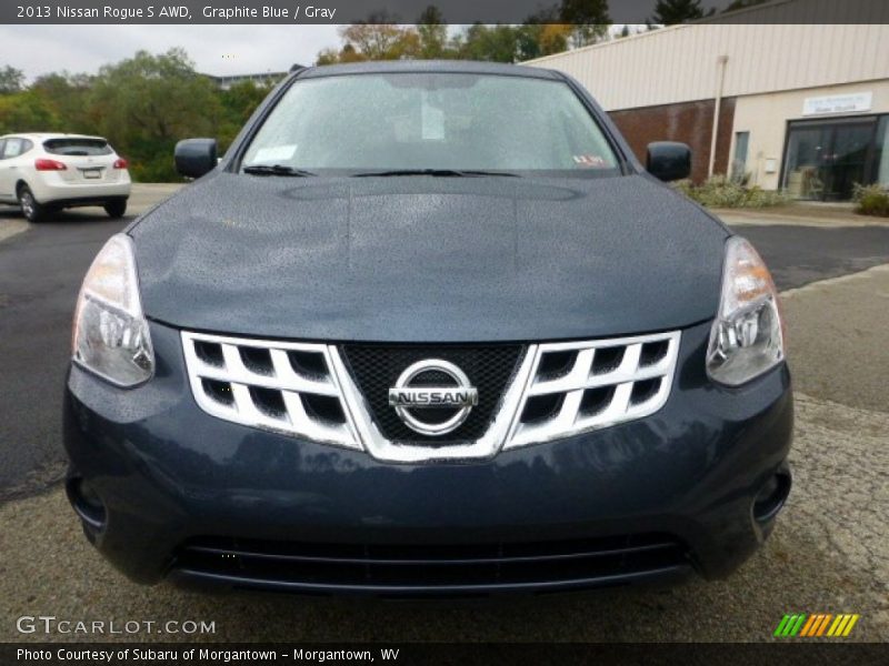 Graphite Blue / Gray 2013 Nissan Rogue S AWD