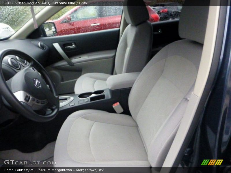Graphite Blue / Gray 2013 Nissan Rogue S AWD