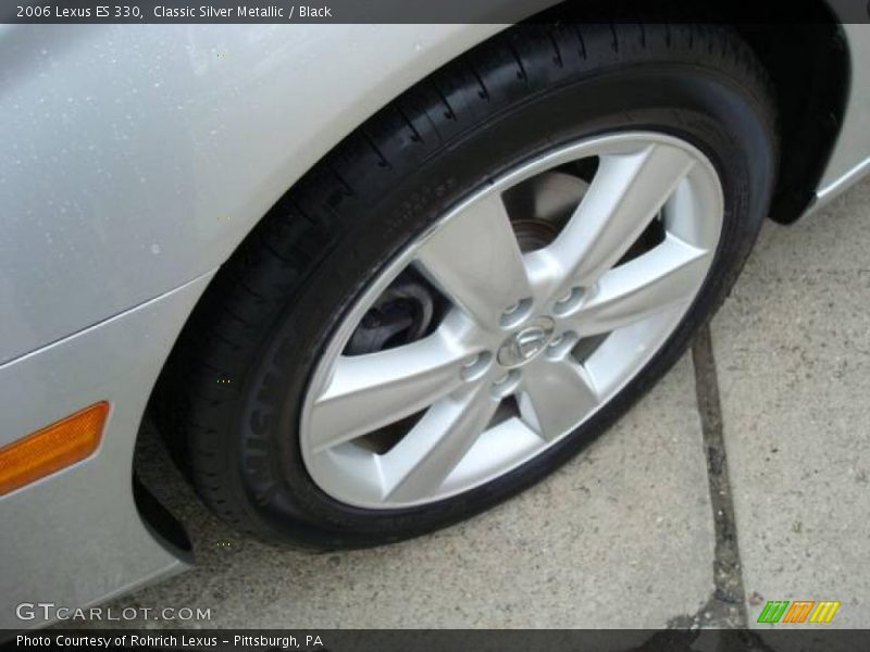 Classic Silver Metallic / Black 2006 Lexus ES 330