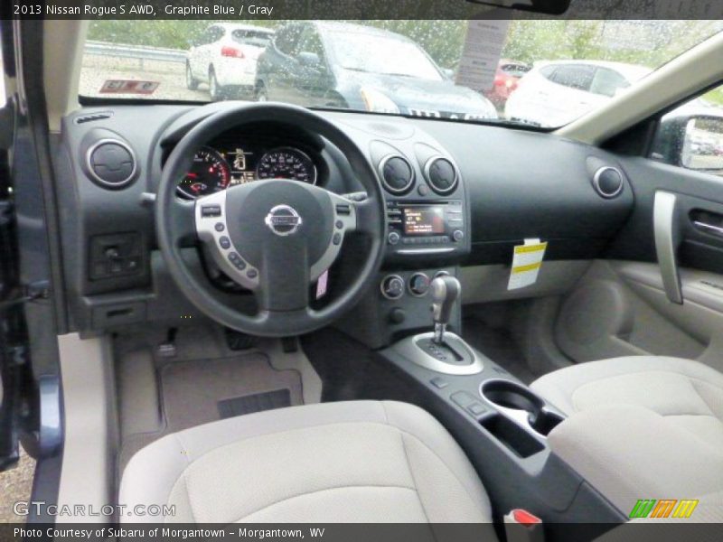 Graphite Blue / Gray 2013 Nissan Rogue S AWD