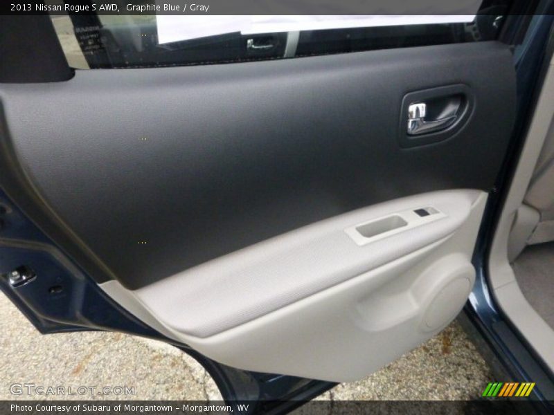 Graphite Blue / Gray 2013 Nissan Rogue S AWD