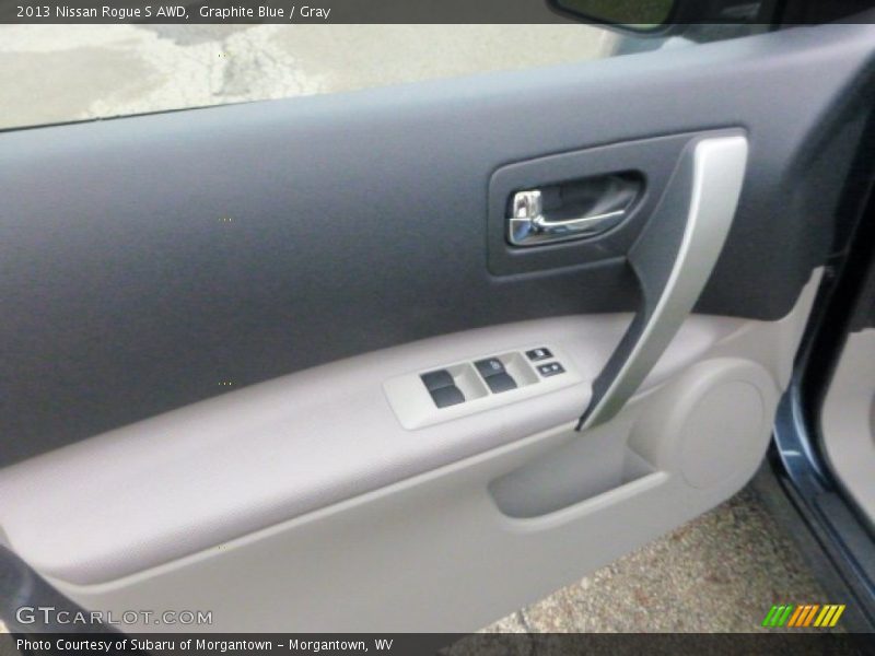 Graphite Blue / Gray 2013 Nissan Rogue S AWD