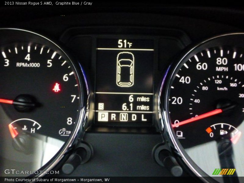 Graphite Blue / Gray 2013 Nissan Rogue S AWD
