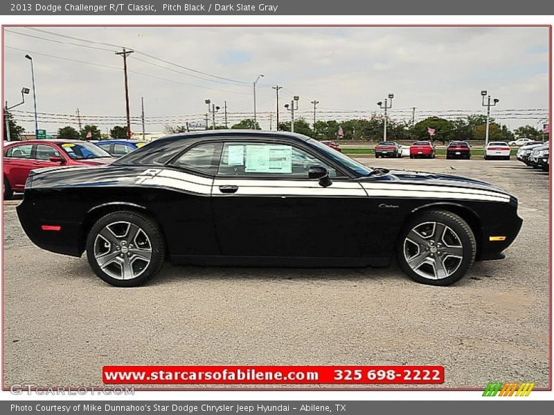 Pitch Black / Dark Slate Gray 2013 Dodge Challenger R/T Classic