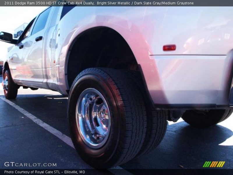 Bright Silver Metallic / Dark Slate Gray/Medium Graystone 2011 Dodge Ram 3500 HD ST Crew Cab 4x4 Dually