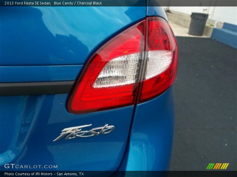 Blue Candy / Charcoal Black 2013 Ford Fiesta SE Sedan