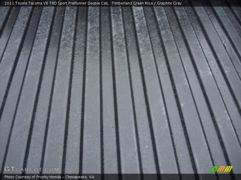 Timberland Green Mica / Graphite Gray 2011 Toyota Tacoma V6 TRD Sport PreRunner Double Cab