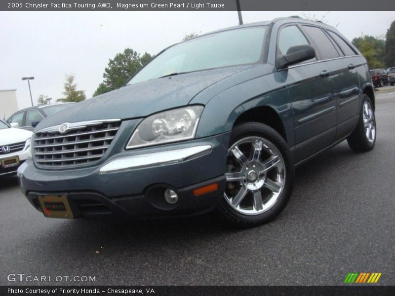 Magnesium Green Pearl / Light Taupe 2005 Chrysler Pacifica Touring AWD
