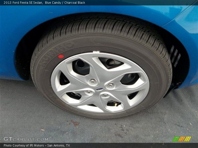 Blue Candy / Charcoal Black 2013 Ford Fiesta SE Sedan