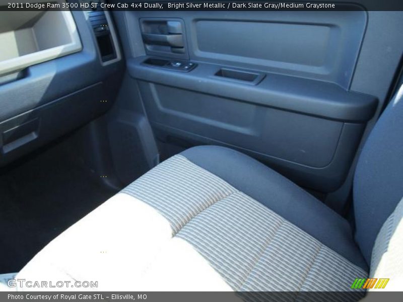 Bright Silver Metallic / Dark Slate Gray/Medium Graystone 2011 Dodge Ram 3500 HD ST Crew Cab 4x4 Dually