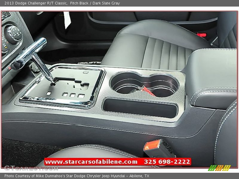 Pitch Black / Dark Slate Gray 2013 Dodge Challenger R/T Classic