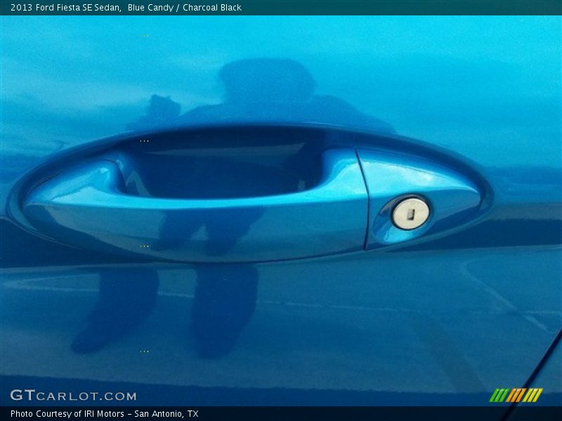 Blue Candy / Charcoal Black 2013 Ford Fiesta SE Sedan