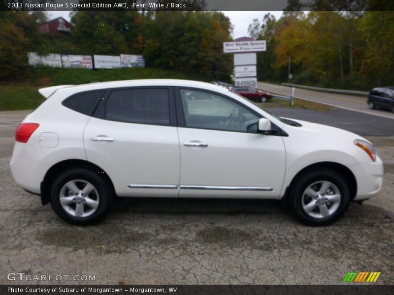Pearl White / Black 2013 Nissan Rogue S Special Edition AWD