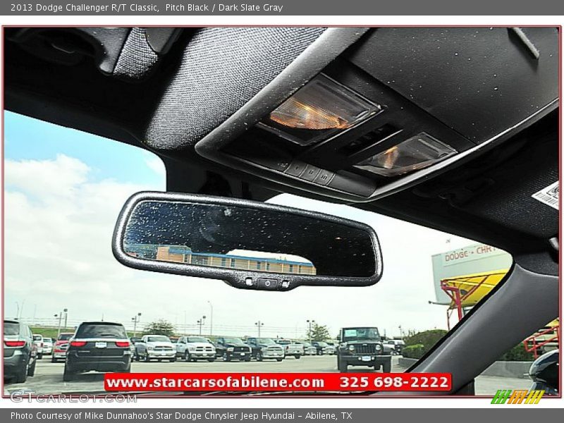 Pitch Black / Dark Slate Gray 2013 Dodge Challenger R/T Classic