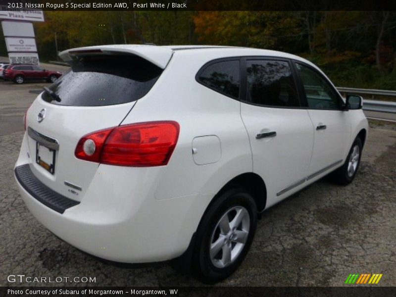 Pearl White / Black 2013 Nissan Rogue S Special Edition AWD