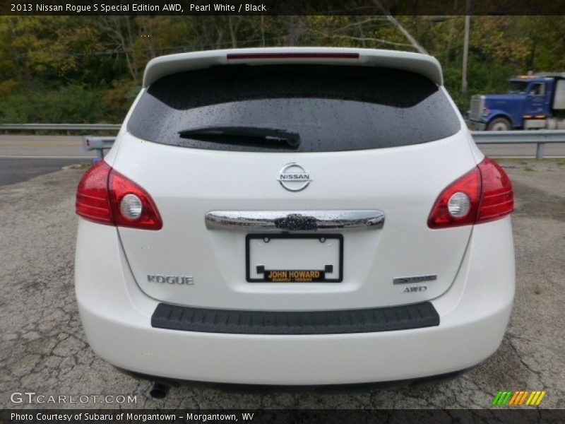 Pearl White / Black 2013 Nissan Rogue S Special Edition AWD