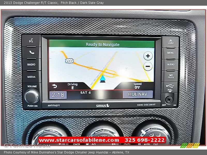 Pitch Black / Dark Slate Gray 2013 Dodge Challenger R/T Classic