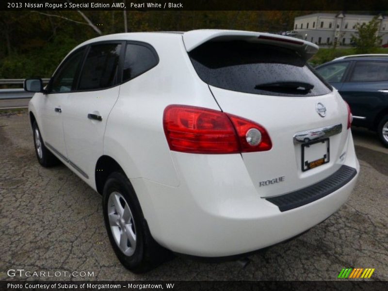 Pearl White / Black 2013 Nissan Rogue S Special Edition AWD