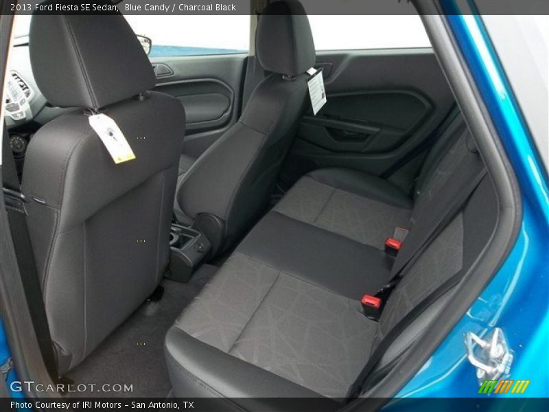 Blue Candy / Charcoal Black 2013 Ford Fiesta SE Sedan