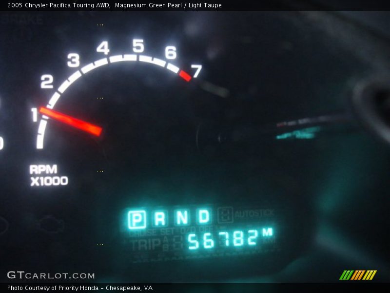 Magnesium Green Pearl / Light Taupe 2005 Chrysler Pacifica Touring AWD