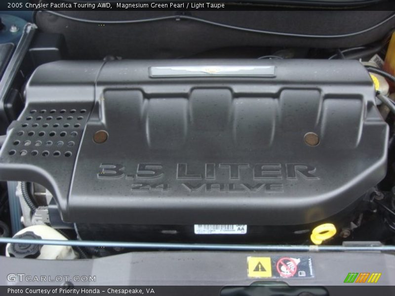 Magnesium Green Pearl / Light Taupe 2005 Chrysler Pacifica Touring AWD