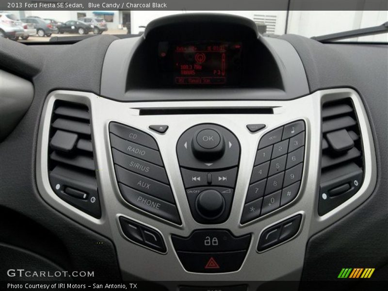 Blue Candy / Charcoal Black 2013 Ford Fiesta SE Sedan