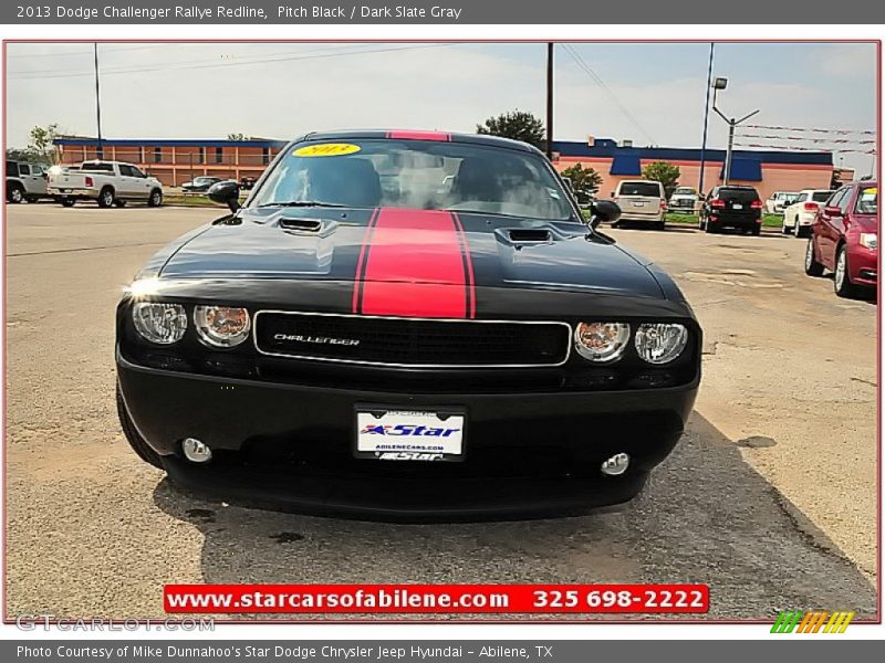 Pitch Black / Dark Slate Gray 2013 Dodge Challenger Rallye Redline