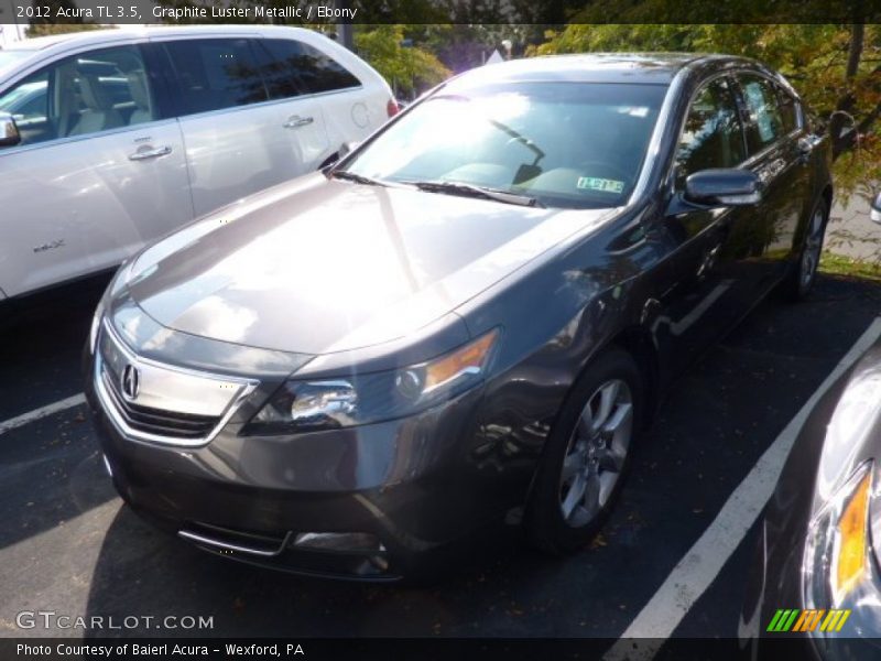 Graphite Luster Metallic / Ebony 2012 Acura TL 3.5