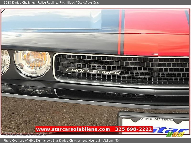 Pitch Black / Dark Slate Gray 2013 Dodge Challenger Rallye Redline